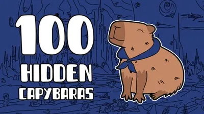 100 Hidden Capybaras banner