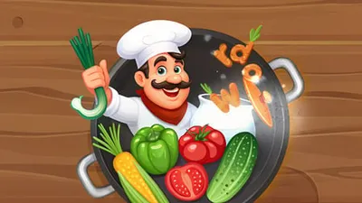 Cooking Letters - Word Search banner