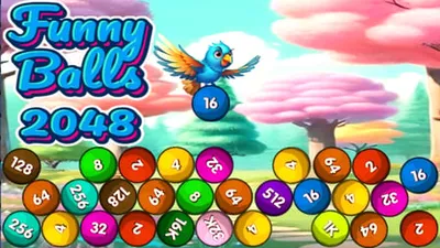 Funny Balls 2048 banner