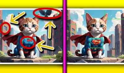 Kitty Spot The Differences with Friends - 1 2 Players thumbnail