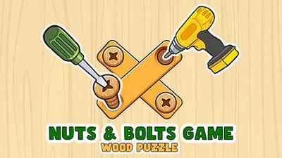 Nuts & Bolts Game: Wood Puzzle banner